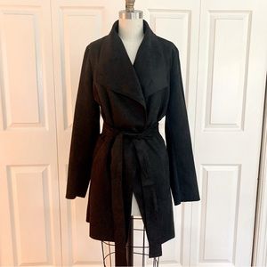 Brand new Haute Monde faux suede wrap front jacket